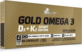 Gold Omega 3 D3 + K2 Sport Edition - 60 kapsulių - Olimp Nutrition