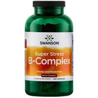 Super Stress B-Complex with Vitamin C - 240 kapsulių - Swanson