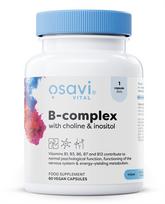 B-Complex with Choline & Inositol - 60 vegan kapsulių - Osavi