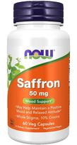 Saffron, 50mg - 60 kapsulių - NOW Foods