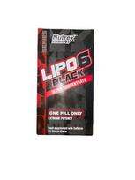 Lipo-6 Black Ultra Concentrate, Extreme Potency - 60 black kapsulių - Nutrex