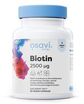 Biotin, 2500mcg - 60 vegan kapsulių - Osavi