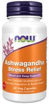 Ashwagandha Stress Relief - 60 kapsulių - NOW Foods
