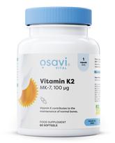 Vitamin K2 MK-7, 100mcg - 60 kapsulių - Osavi