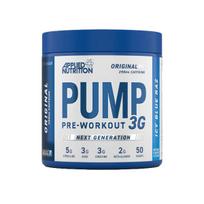 Pump 3G Pre-Workout, Icy Blue Raz - 375 grams - Applied Nutrition