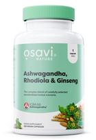 Ashwagandha + Rhodiola & Ginseng - 120 vegan kapsulių - Osavi