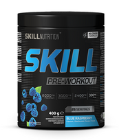 Skill Pre-Workout, Blue Raspberry - 400-412 grams - Skill Nutrition