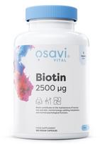 Biotin, 2500mcg - 180 vegan kapsulių - Osavi