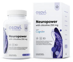 Neuropower with Citicoline, 250mg - 60 vegan kapsulių - Osavi