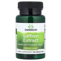 Saffron Extract - 60 kapsulių - Swanson