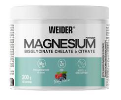 Magnesium Bisglycinate Chelate & Citrate, Berry - 200 grams - Weider