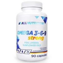 Omega 3-6-9 Strong - 90 kapsulių - Allnutrition