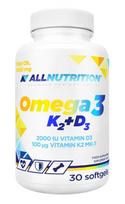 Omega 3, K2+D3 - 30 kapsulių - Allnutrition