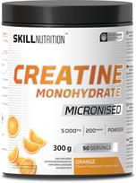 Micronised Creatine Monohydrate Flavoured, Orange - 300 grams - Skill Nutrition
