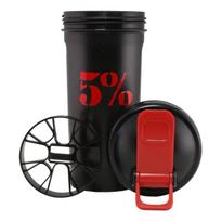 5% Shaker, Black - 600 ml. - 5% Nutrition