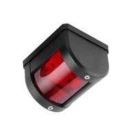12V 24V Navigation Signal Light MotorBoat Boat Signal Lamp Practical Red Green Sidelight raudona
