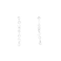 Swarovski Mesmera Lašo Formos Dekoracija Kristalas Rodžiu Padengti Auskarai Moteriški Auskarai Sidabriniai 5661687CRYRHS Box (Random Color)