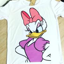 DAISY DUCK Juokingas animacinis unisex marškinėlis S-5XL Unisex marškinėlis S