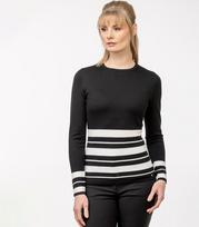 Maglia moteriškas džemperis 822184 01, juodas/baltas