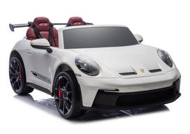 Dvivietis vaikiškas elektromobilis Porsche GT3, baltas