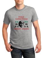 Make Christmas Great Again Shirt Donald Trump President Pro Republican Gift Tee 4XL