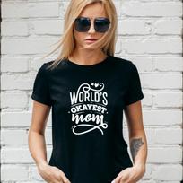WORLDS OKAYEST MOM T-SHIRT, Gift for her, MUM, MOTHERS DAY, Various Colours S