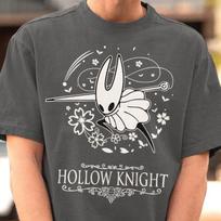 Hollow Knight Silksong Floral Hornet Tee, Botanical Game Art M