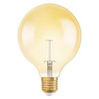 Senovinio stiliaus LED lemputė E27, G125, 2.5W, 220lm, 2400K, siūlas