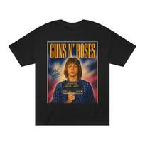 Guns N Roses Mugshot Graphic Tee | Rock Band Vintage Poster Shirt 4XL