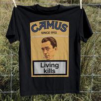 Albert Camus marškinėliai, Egzistencializmo marškinėliai, filosofiniai grafiniai marškinėliai S