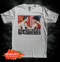 No Retreat, No Surrender T-Shirt – Cult 80s Martial Arts Van Damme Movie Tee XL