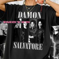 Damon Salvatore T-Shirt – Unisex TV Series Tee, Fan Merchandise M
