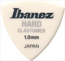 Ibanez EL Series Elastomer Picks Sharp Triangle (Toray DuPont) EL8HD10, Shape, HARD, 1.0mm balta