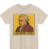 Immanuel Kant Comic T-Shirt: Retro German Philosopher Graphic Tee M