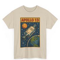 Apollo 13 T-Shirt: Retro Comic NASA Space Mission Tee M
