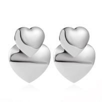 14k Gold Plated Color Alloy Love Drop Earrings Simple Earring For Women Trendy Jewelry Fashion Accessories Women's Earrings