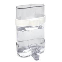 Container Canary Cockatiel Parakeet Bird Water Dispenser Bird Water Feeder Food Feeder Bird Waterer mėlyna