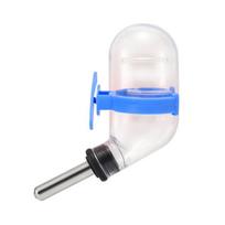Automatic Hamster Water Dispenser 60ML Hamster Rolling Ball Kettle  For Rabbit Hamster Squirrel mėlyna