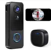 Fast Delivery Security Camera Fisheye 360 Degree 2K IP65 Solar Powered Video Door Phone with Cloudedge App Wi-Fi&Two-Way Intercom juoda
