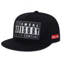 Flat Bill Visor Trendy Patch Snapback Hat Hip Hop Color Block Baseball Cap Unisex Lightweight Sunscreen Dad Hats For Women Men Adjustable juoda balta spalva