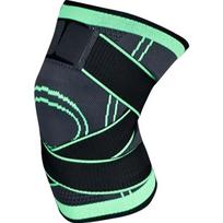 1PCS Knee Brace Orthopedic Medical Arthritis Quickly Absorb Perspiration Keep Knees Warm Knee Boosters Breathable Support L žalia