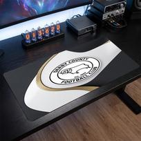Derby County Football Print Large Mouse Pad, Anti-Slip Extended Gaming Desk Mat for Office Home 30cmx60cm（11.8x23.6inch）