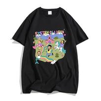 2026 System Of A Down Band TShirt Summer Tee Shirt Unisex Unisex Fashion Tshirt Female Rock Music Streetwear Tees Unisex S