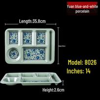 Melamine Divided Canteen Plate