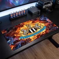 Newcastle United Football Print Large Mouse Pad, Anti-Slip Extended Gaming Desk Mat for Office Home 30cmx60cm（11.8x23.6inch）