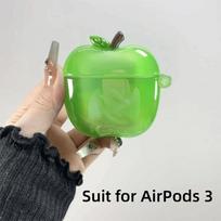 TPU Plating Earphone Protective Shell Anti-Slip Shell Cover for AirPods 3/4 /  Airpods Pro 2/1 Gift Green for 3