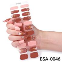Factory Direct  Fully Cured Gel Nail Stickers Popular Christmas Styles