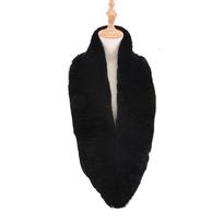 Korea Real Rex Rabbit Fur Winter Scarf Women's Long Elastic Knitted Muffler Men's Strong Stretch Winter Accessories juoda