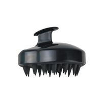 Foldable Ultra-Soft Silicone Bristle Hairbrush Waterproof Hair Scrubber Hair Scalp Massager Plastic Laser Technology juoda
