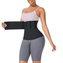 For HEXIN High Compression Light Waist Trainer Cincher Effective Breathable Slimming Tummy Belt for Plus Size Waist Trimmer M